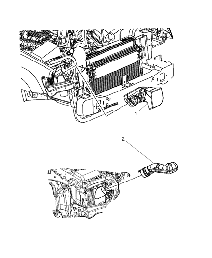Duct Ambient Air Diagram for 53013730AC