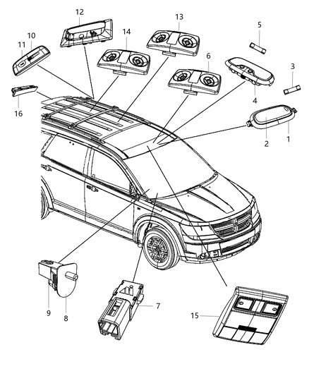 Lamp Flashlight Diagram for 1LZ65DX9AB