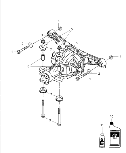1989 Jeep Wagoneer Lubricant Gear Ms-90Ms-8985, Sae 75W-140 for Towing Diagram for 4874469