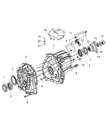 Shield Dust See Note Diagram for 68055318AA