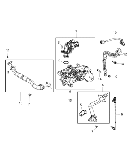 Sensor Coolant Temperature Diagram for 68462452AA