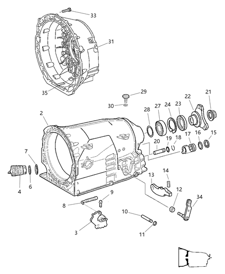 1999 Dodge Durango Connector Diagram for 5120265AA