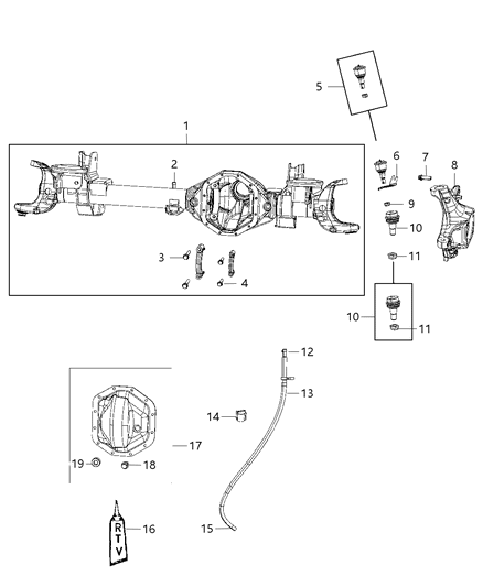 1987 Jeep Cherokee Bolt Hexagon Flange Head M10X1.50X20.00 Diagram for 68034439AA