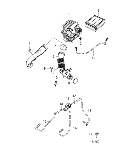 Tube Diagram for 68201172AA