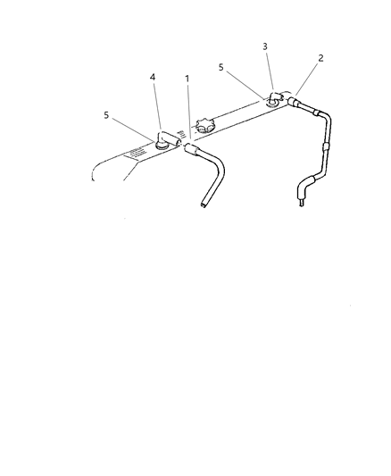 Tube Crankcase Vent To Air Cleaner Diagram for 4854119