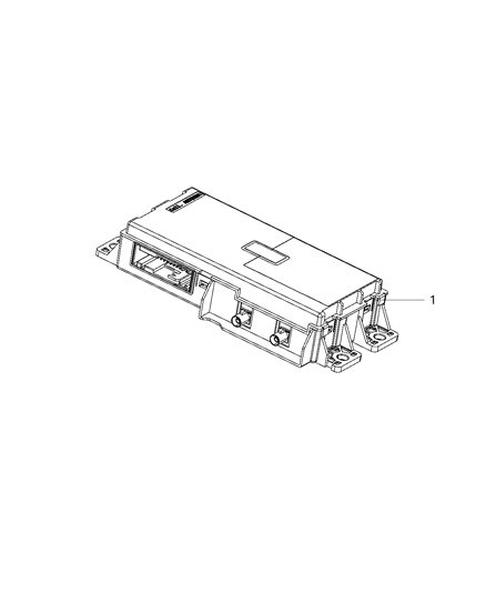 2020 Ram 3500 Module Telematics Diagram for 68428707AA