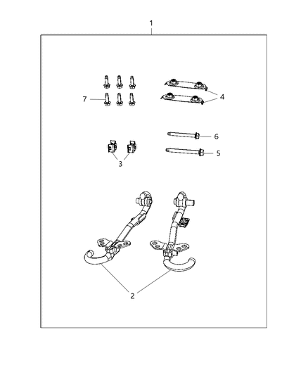 2011 Jeep Compass Hook Tow Diagram for 5115268AC