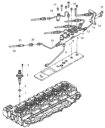 Injector Diagram for R8004082AC
