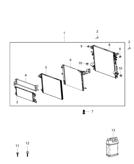 Module Cooling Diagram for 68272750AA