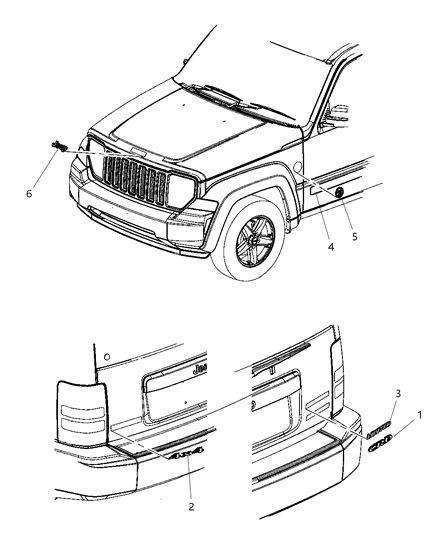 2015 Ram 2500 Nameplate 70Th Anniversary Edition Diagram for 68089729AB