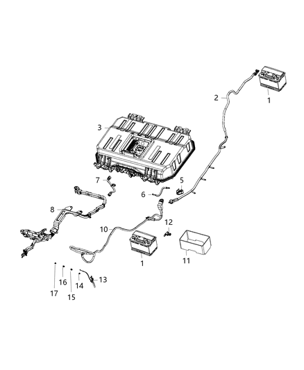 Battery Storage Diagram for BB48A760AA