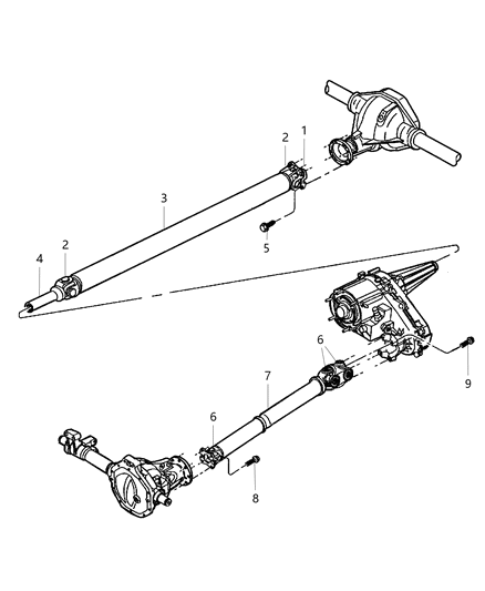 2003 Chrysler PT Cruiser Bolt Hexagon Head M12 Diagram for 6506233AA
