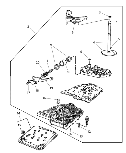 2023 Chrysler Pacifica Sensor Transmission Range Diagram for 4659676AB