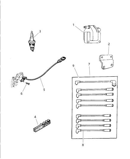 2017 Jeep Grand Cherokee Cable Package Ignition Diagram for SPC52595AA