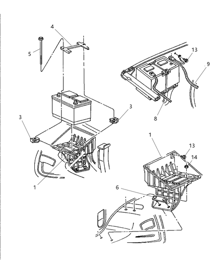 Wiring Battery Negative Diagram for 56020665AD
