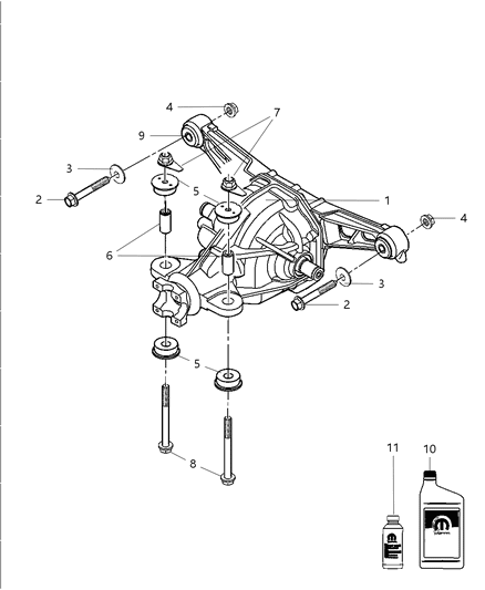 Additive Axle [Dsa] Requires Limited - Slip Additive Diagram for 4318060AB