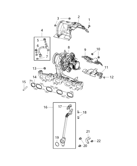 2011 Jeep Grand Cherokee Bolt Hexagon Diagram for 68275179AA
