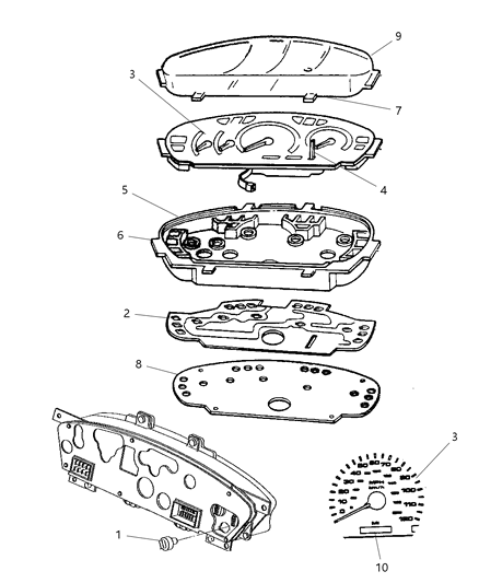 Board Circuit Diagram for 4864396