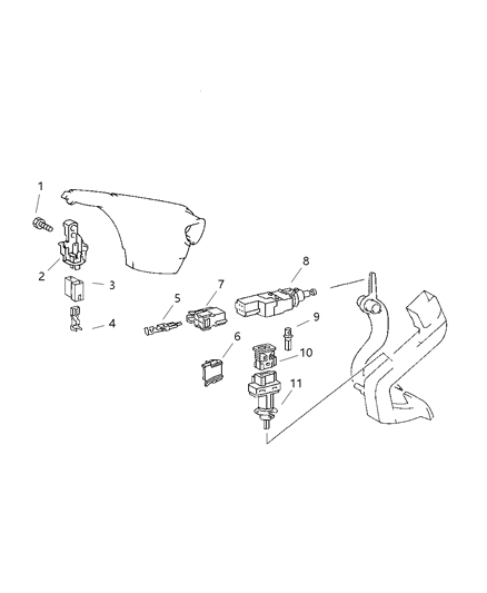 2003 Dodge Sprinter 2500 Terminal Diagram for 5133979AA