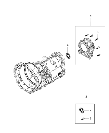 Adapter Transmission Diagram for 68234999AA