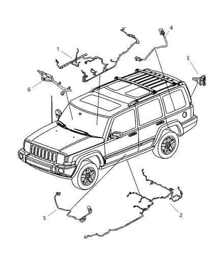Wiring Control Module Diagram for 56050461AC