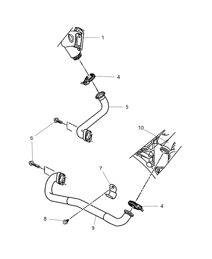 2024 Ram 1500 Classic Clamp Diagram for 5142994AA
