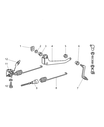 2002 Dodge Sprinter 3500 Screw Load Sensing Adjustment Diagram for 5133723AA