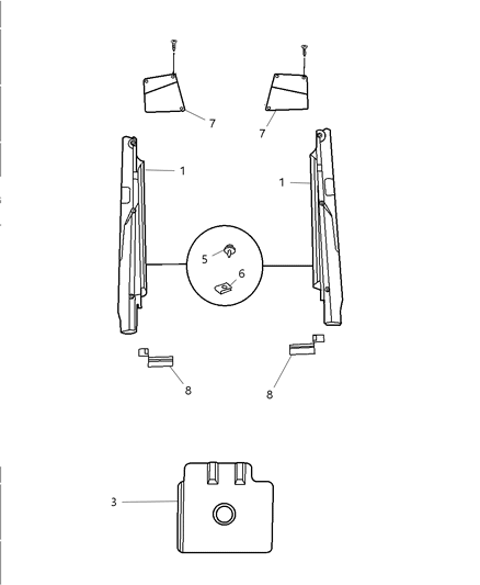 1985 Jeep Wagoneer Shield Heat Diagram for 5290364AA