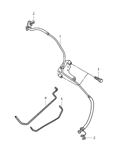 Jumper Fuel Supply Diagram for 52121935AA
