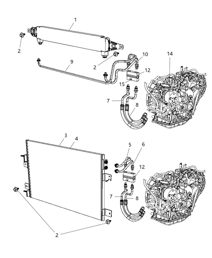 2002 Jeep Grand Cherokee Tube Transmission By - Pass Valve Diagram for 68021178AA