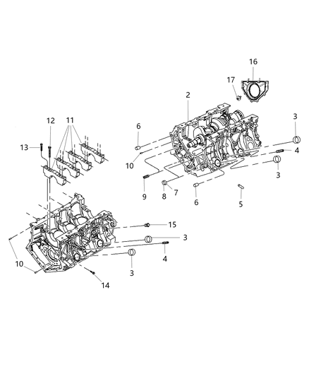 Bolt Hexagon Flange Head M8X1.25X50.00 Diagram for 6504631