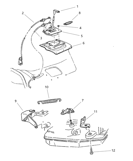 2018 Jeep Grand Cherokee Cable Assembly, Parking Interlock Diagram for 52078961