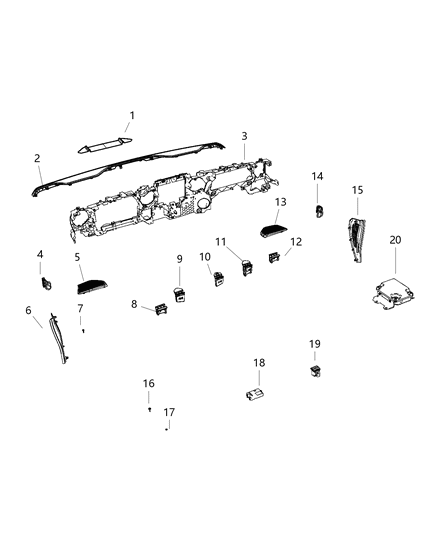 Module Power Inverter Diagram for 68352379AB