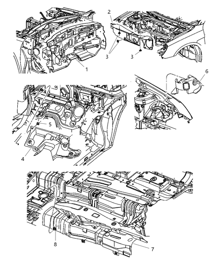 1986 Dodge D250 Silencer Tunnel Diagram for 5155695AA