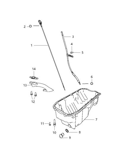 2001 Chrysler Town & Country Bolt Hexagon Flange Head M6X25 Diagram for 68100334AA