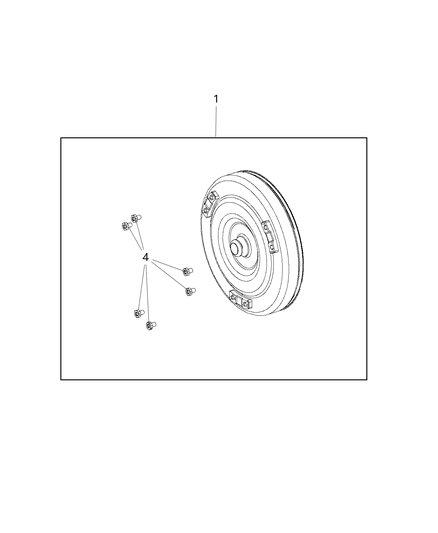 Converter Kit Torque Diagram for RL274114AA