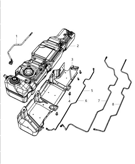 Tank Fuel Diagram for 52059718AN