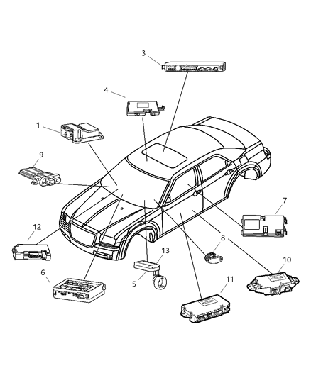 Module Heated Seat Control Diagram for 4602327AE