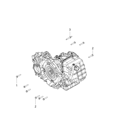 2006 Dodge Durango Stud Double Ended M10X1.25X86.63 Diagram for 6510718AA