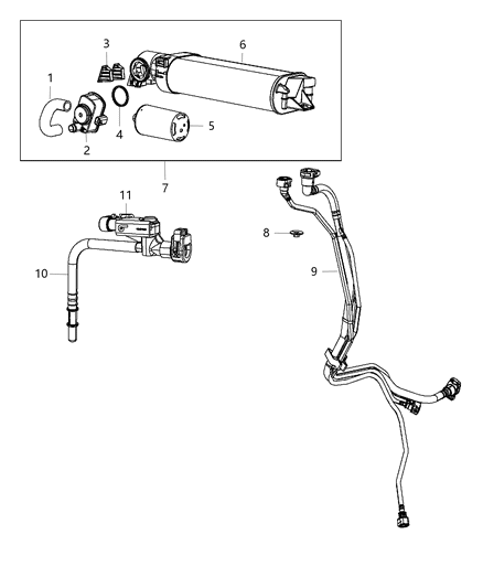 1993 Dodge B150 Tube Purge Diagram for 68083928AA