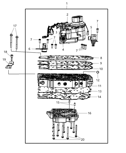 Valve Body Diagram for R5078723AF