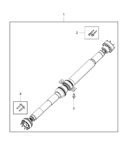 2010 Jeep Commander Bolt And Washer Diagram for 68139485AA