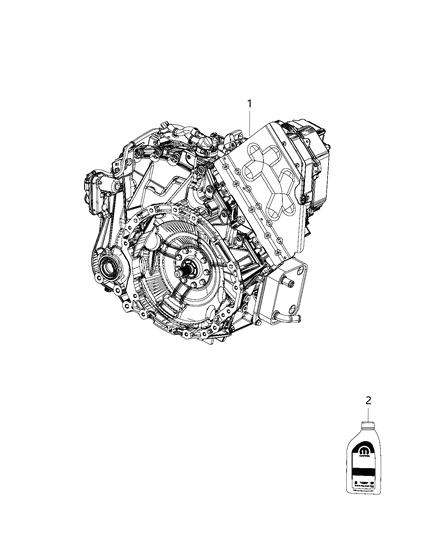 Transmission Diagram for 68490840AB