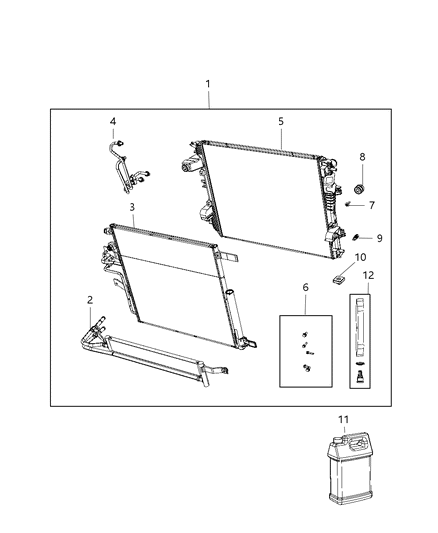 Module Cooling Diagram for 68268591AA