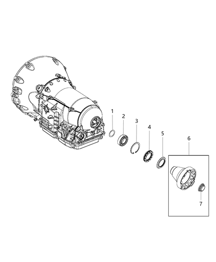 Flange Package Also Includes 68002256Ab Lubricant Diagram for 68417594AA