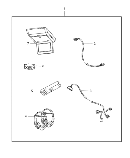1988 Dodge Aries Harness Diagram for 68004932AA