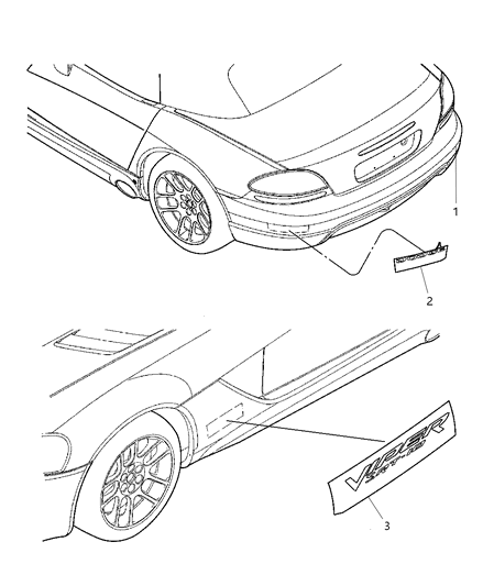 Decal Viper Srt-10 Diagram for WN81WRRAC