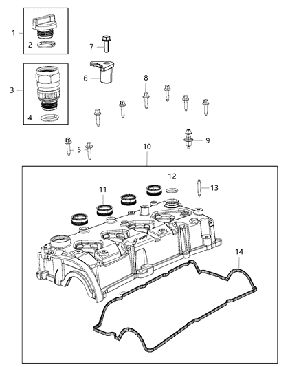 2000 Chrysler Sebring Bolt Hexagon Flange Head M6X1.00X27.00 Diagram for 6509647AA