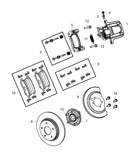 Hub And Bearing Wheel Diagram for 2AMVH742AA