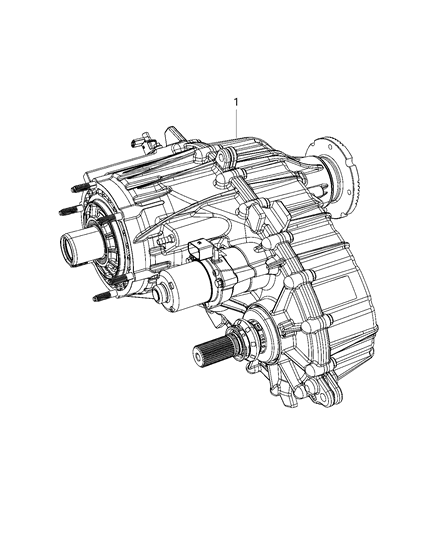 Transfer Case Diagram for 5038870AF